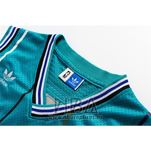 Camiseta Charlotte Hornets Dell Curry NO 30 Retro Verde